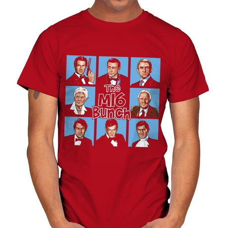 The Secret Agent Bunch - Mens T-Shirts RIPT Apparel Small / Red