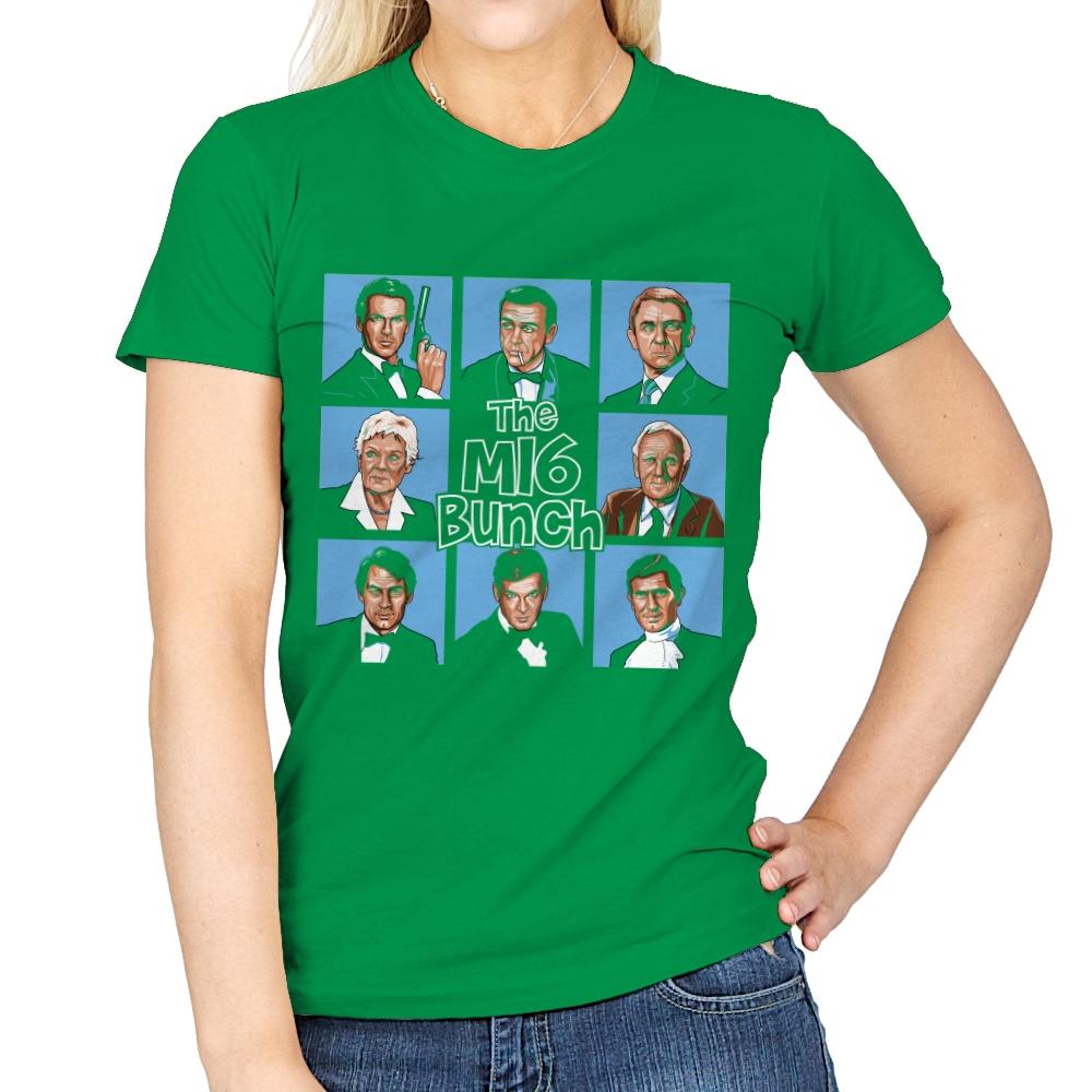 The Secret Agent Bunch - Womens T-Shirts RIPT Apparel Small / Irish Green