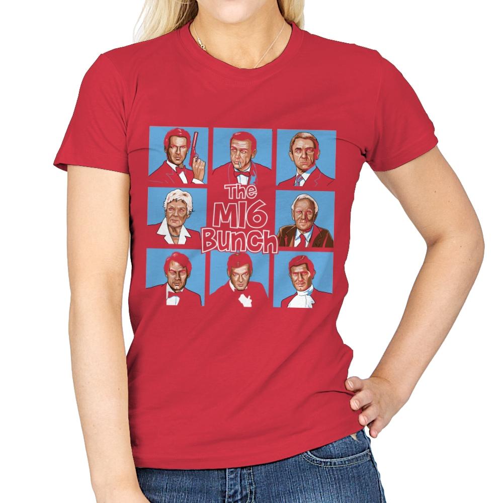 The Secret Agent Bunch - Womens T-Shirts RIPT Apparel Small / Red