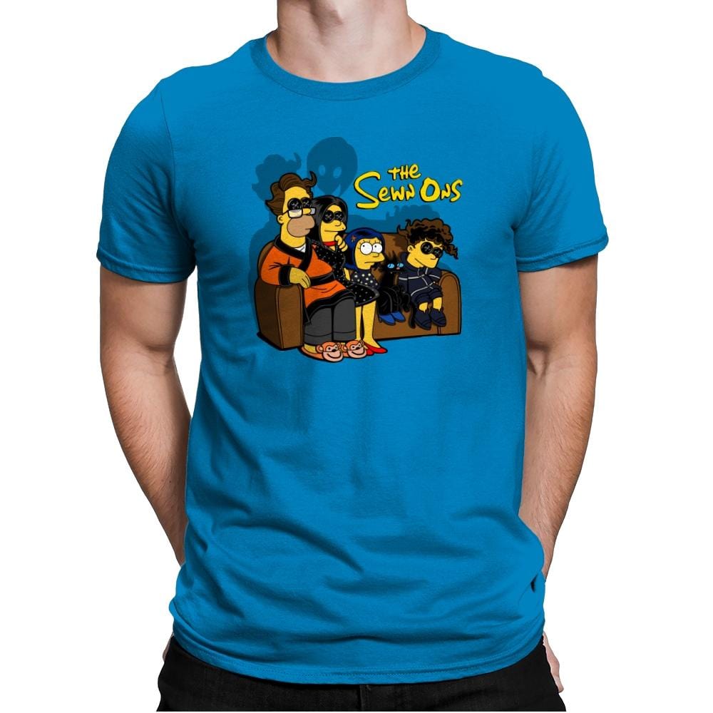 The Sewn Ons - Mens Premium T-Shirts RIPT Apparel Small / Turqouise