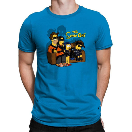 The Sewn Ons - Mens Premium T-Shirts RIPT Apparel Small / Turqouise