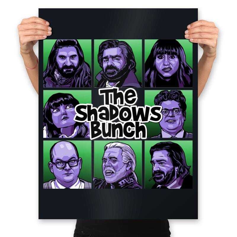 The Shadows Bunch - Prints Posters RIPT Apparel 18x24 / Black