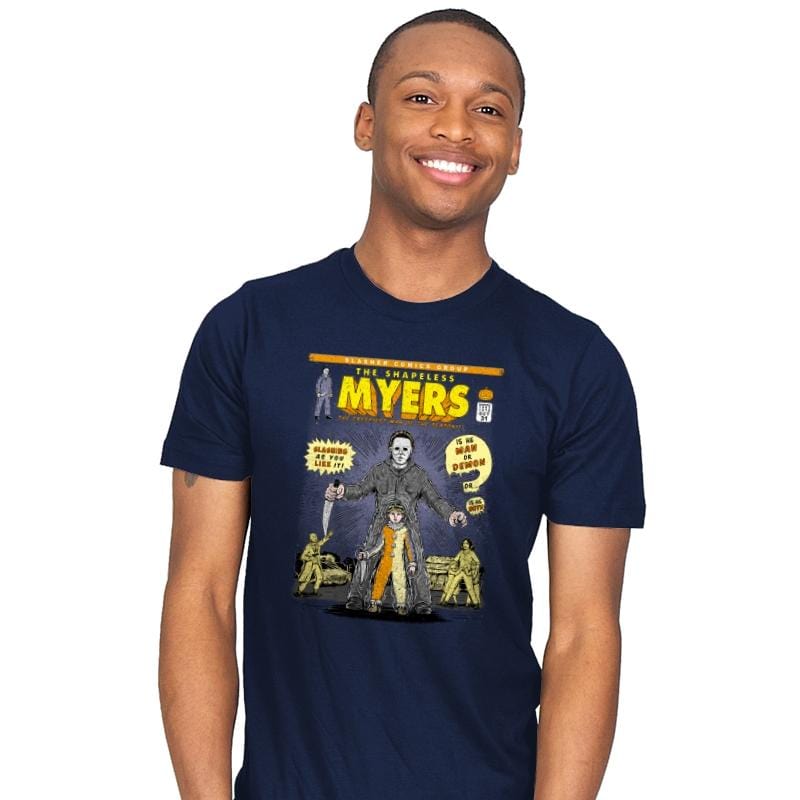THE SHAPELESS MYERS - Mens T-Shirts RIPT Apparel Small / Navy