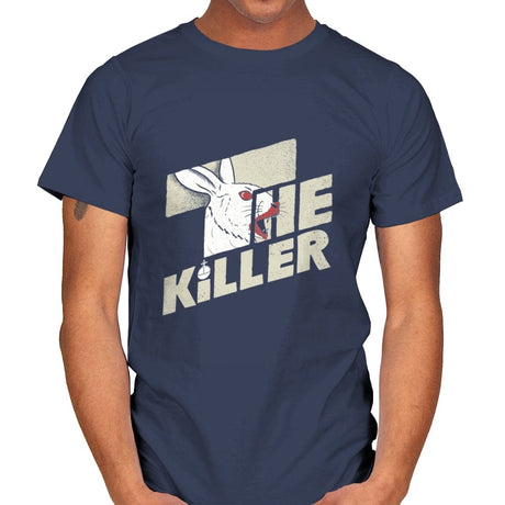 The Shining Rabbit - Mens T-Shirts RIPT Apparel Small / Navy