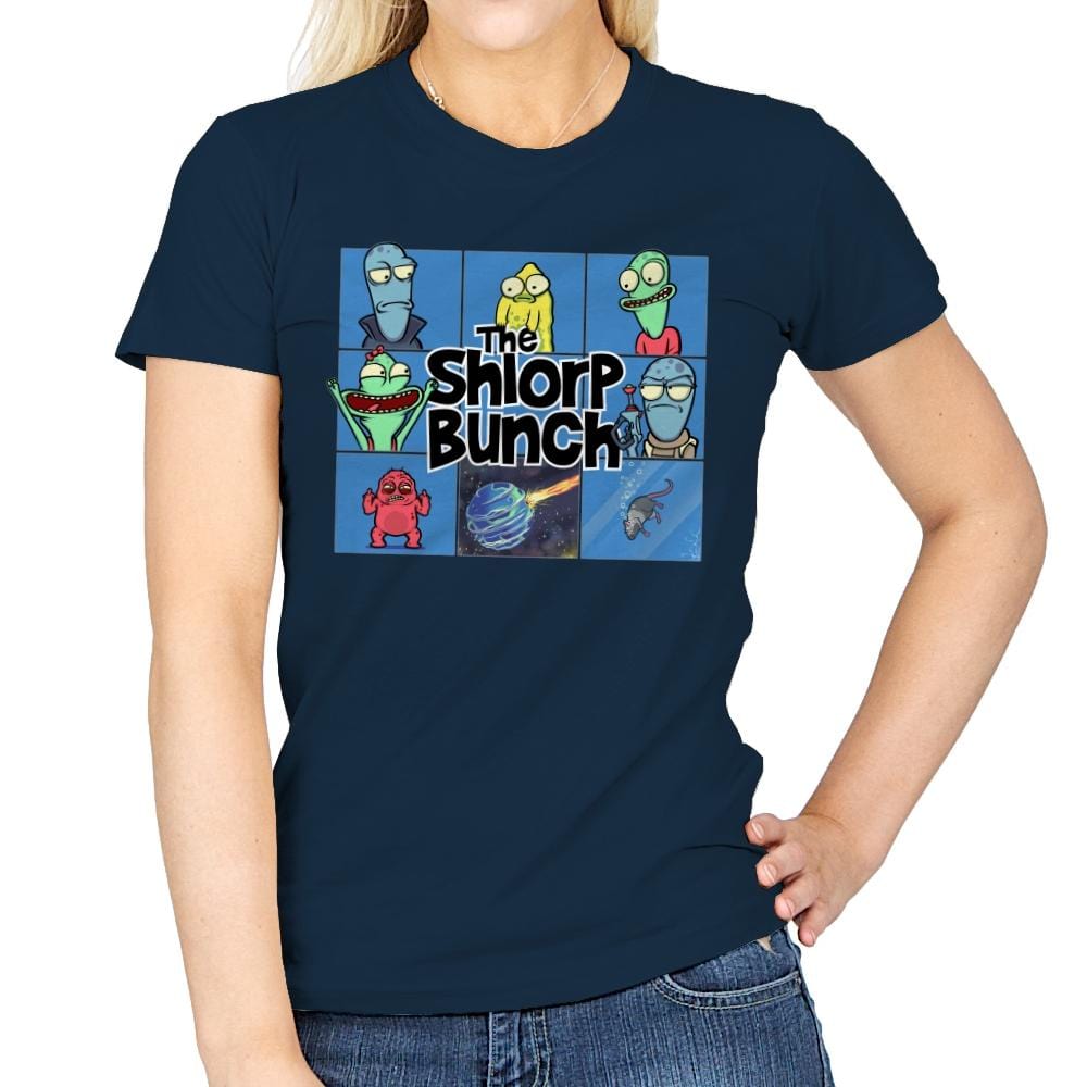 The Shlorp Bunch Season 2 - Womens T-Shirts RIPT Apparel Small / Navy