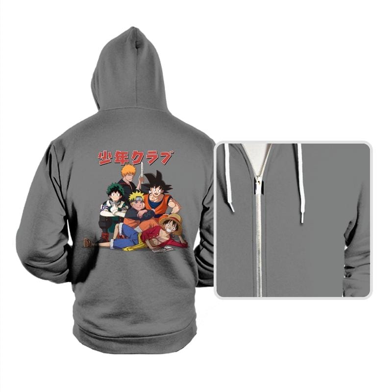 The Shonen Club - Hoodies Hoodies RIPT Apparel Small / Athletic Heather