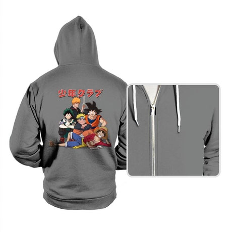 The Shonen Club - Hoodies Hoodies RIPT Apparel Small / Athletic Heather