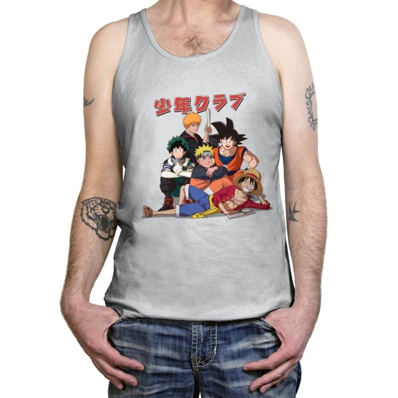 The Shonen Club - Tanktop Tanktop RIPT Apparel X-Small / Silver