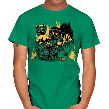 The Shores of Hell - Mens T-Shirts RIPT Apparel Small / Kelly