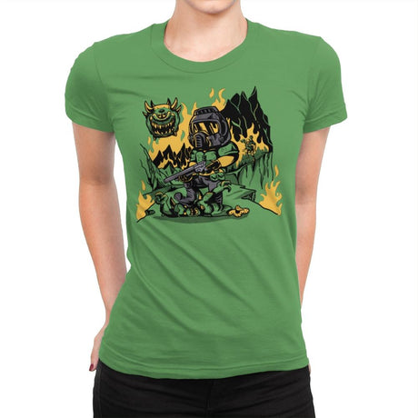 The Shores of Hell - Womens Premium T-Shirts RIPT Apparel Small / Kelly