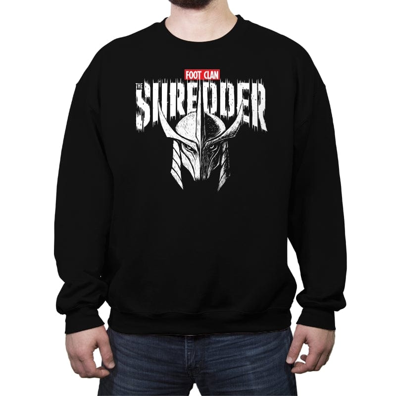 The Shredder - Crew Neck Sweatshirt Crew Neck Sweatshirt RIPT Apparel Small / Black