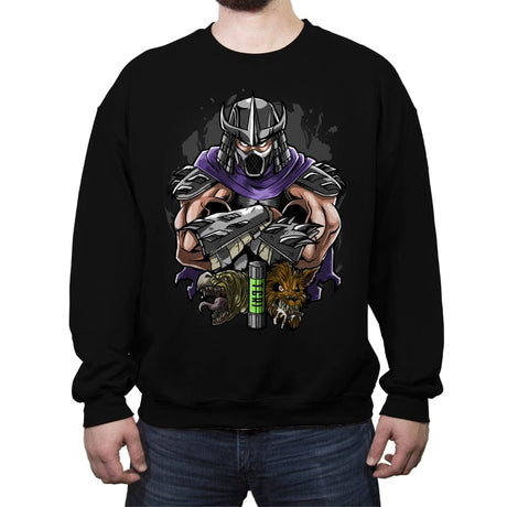 The Shredder of Brothers - Crew Neck Sweatshirt Crew Neck Sweatshirt RIPT Apparel Small / Black
