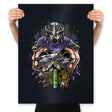 The Shredder of Brothers - Prints Posters RIPT Apparel 18x24 / Black