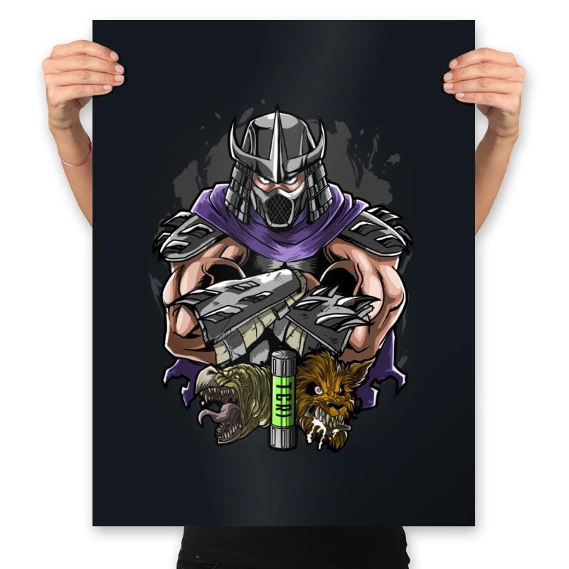 The Shredder of Brothers - Prints Posters RIPT Apparel 18x24 / Black