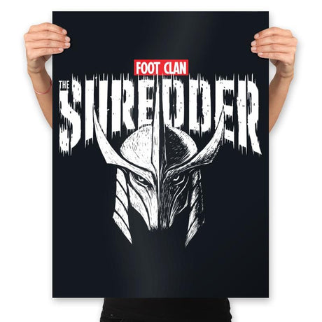 The Shredder - Prints Posters RIPT Apparel 18x24 / Black