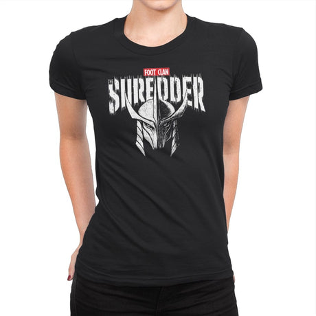 The Shredder - Womens Premium T-Shirts RIPT Apparel Small / Black