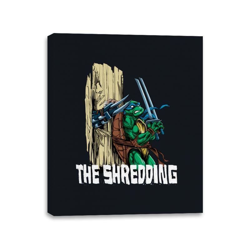 The Shredding - Canvas Wraps Canvas Wraps RIPT Apparel 11x14 / Black