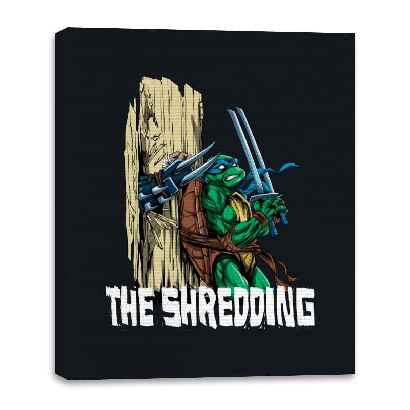 The Shredding - Canvas Wraps Canvas Wraps RIPT Apparel 16x20 / Black
