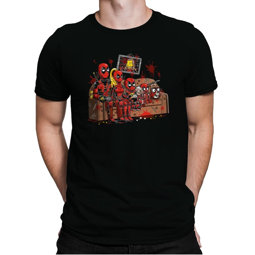 The Simpools - Mens Premium T-Shirts RIPT Apparel Small / Black