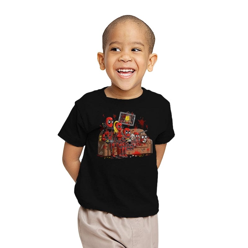 The Simpools - Youth T-Shirts RIPT Apparel X-small / Black