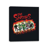 The Sinisters - Canvas Wraps Canvas Wraps RIPT Apparel 11x14 / Black