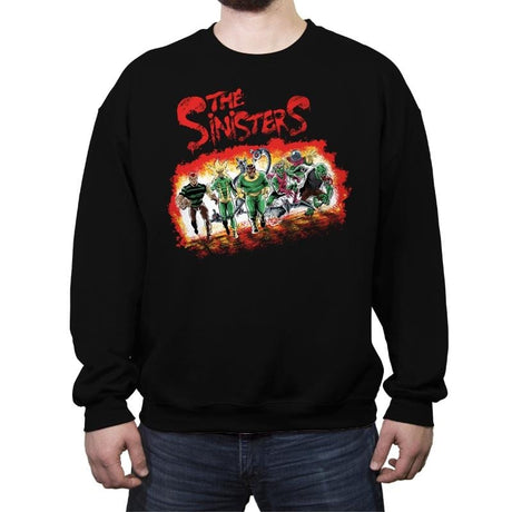 The Sinisters - Crew Neck Sweatshirt Crew Neck Sweatshirt RIPT Apparel Small / Black