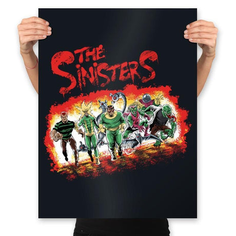 The Sinisters - Prints Posters RIPT Apparel 18x24 / Black