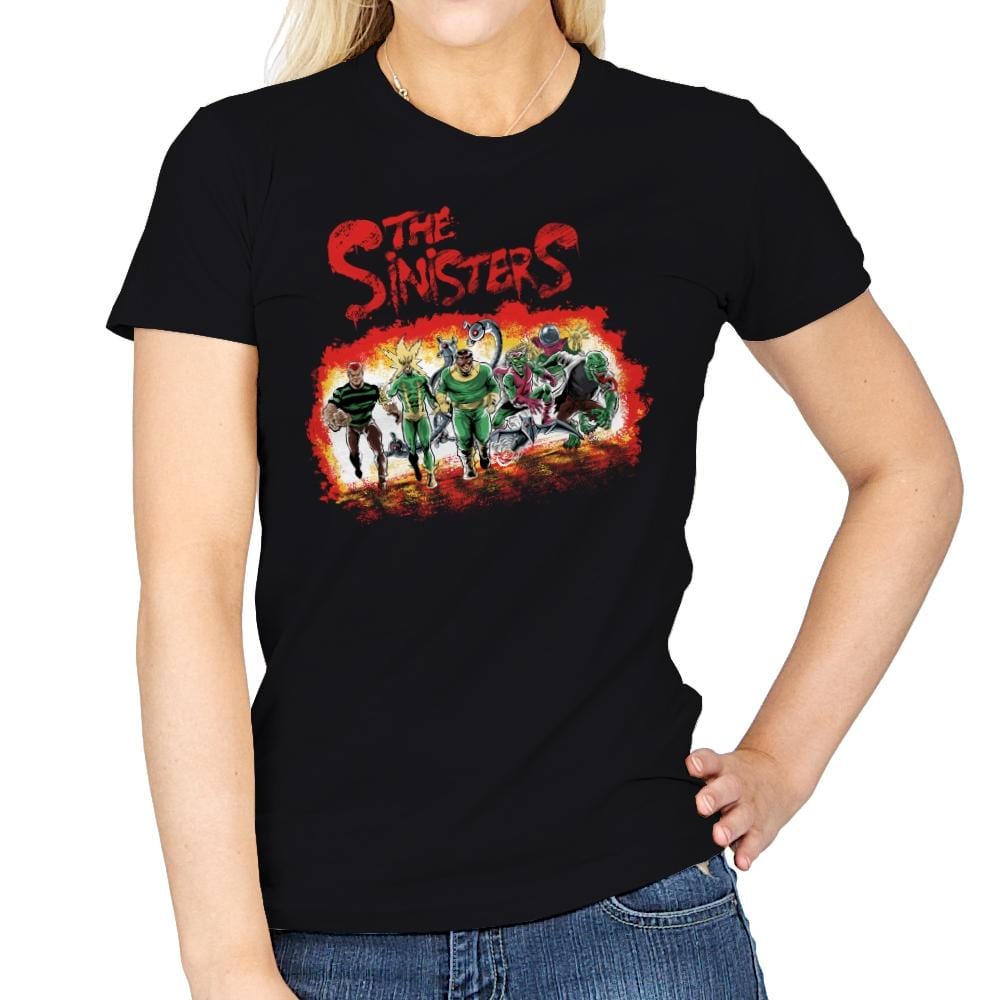 The Sinisters - Womens T-Shirts RIPT Apparel Small / Black