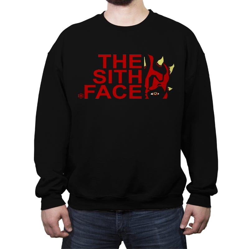 The Sith Face - Crew Neck Sweatshirt Crew Neck Sweatshirt RIPT Apparel Small / Black