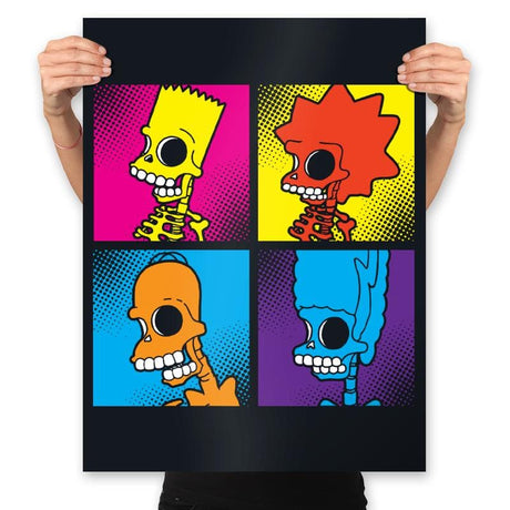 The Skullsons - Prints Posters RIPT Apparel 18x24 / Black