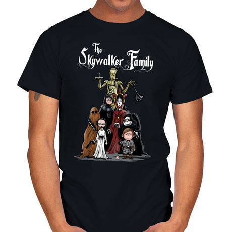 The Skywalker Family - Mens T-Shirts RIPT Apparel Small / Black