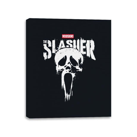 The Slasher - Canvas Wraps Canvas Wraps RIPT Apparel 11x14 / Black