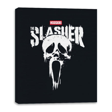 The Slasher - Canvas Wraps Canvas Wraps RIPT Apparel 16x20 / Black