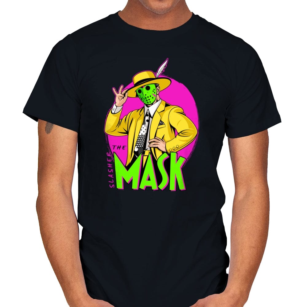 The Slasher Mask - Mens T-Shirts RIPT Apparel Small / Black