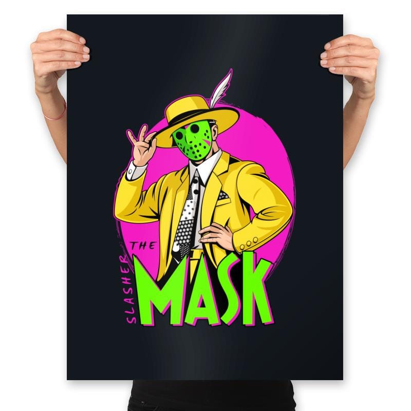 The Slasher Mask - Prints Posters RIPT Apparel 18x24 / Black