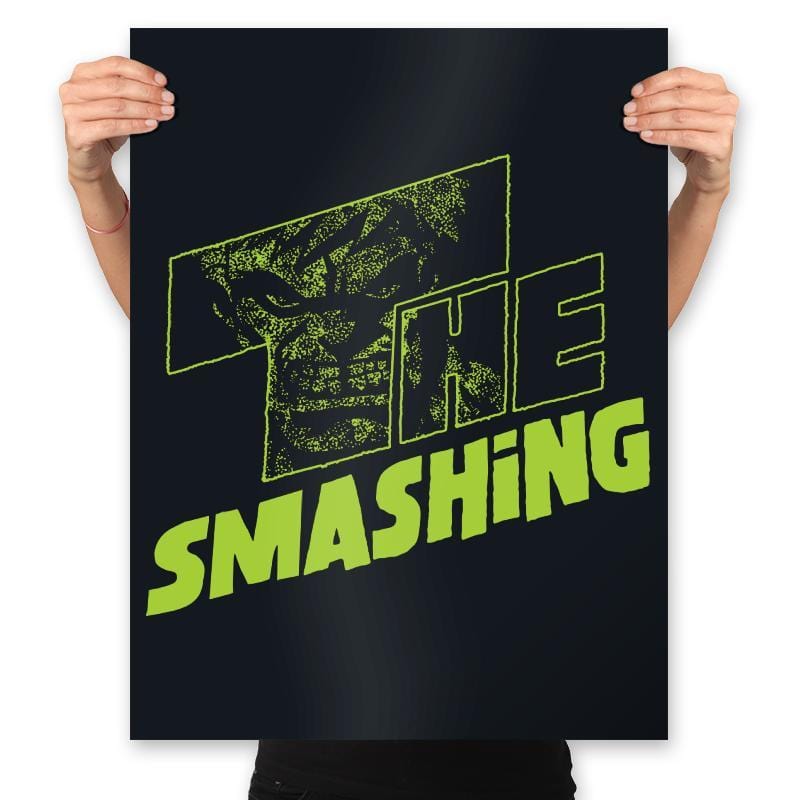 The Smashing - Prints Posters RIPT Apparel 18x24 / Black