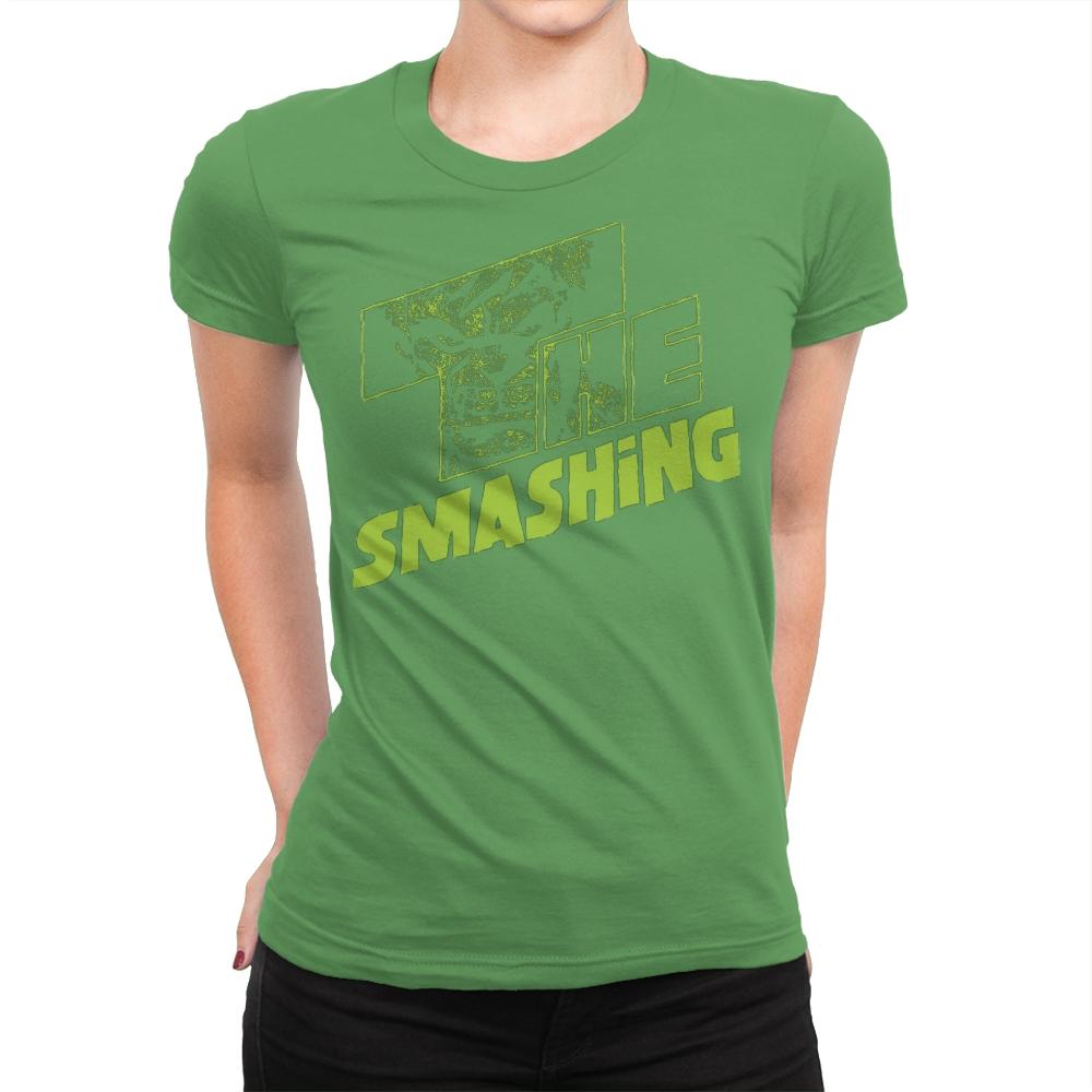 The Smashing - Womens Premium T-Shirts RIPT Apparel Small / Kelly