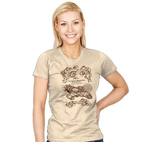 The Smuggler's Map - Womens T-Shirts RIPT Apparel