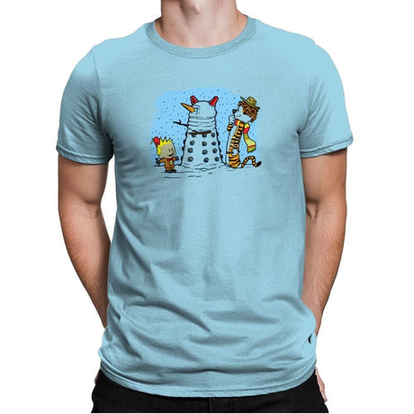 The Snow Dalek Exclusive - Mens Premium T-Shirts RIPT Apparel Small / Light Blue