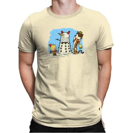 The Snow Dalek Exclusive - Mens Premium T-Shirts RIPT Apparel Small / Natural