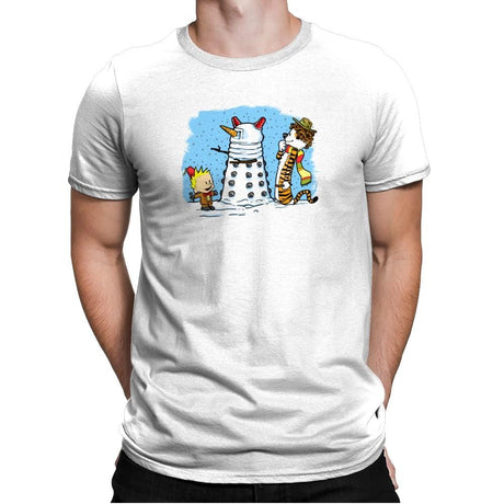 The Snow Dalek Exclusive - Mens Premium T-Shirts RIPT Apparel Small / White
