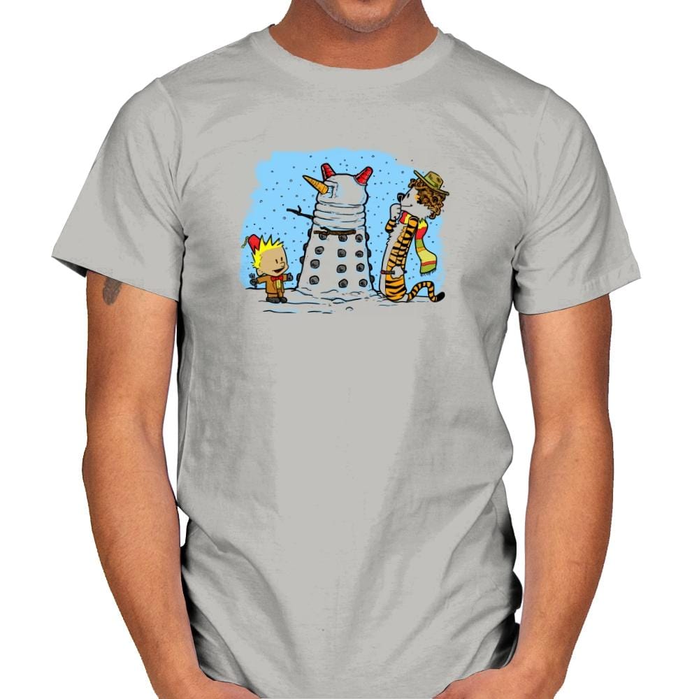 The Snow Dalek Exclusive - Mens T-Shirts RIPT Apparel Small / Ice Grey