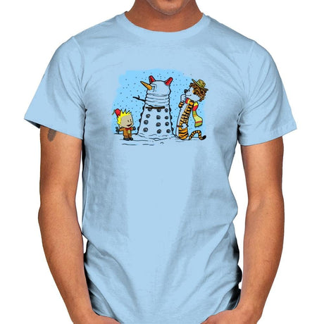 The Snow Dalek Exclusive - Mens T-Shirts RIPT Apparel Small / Light Blue