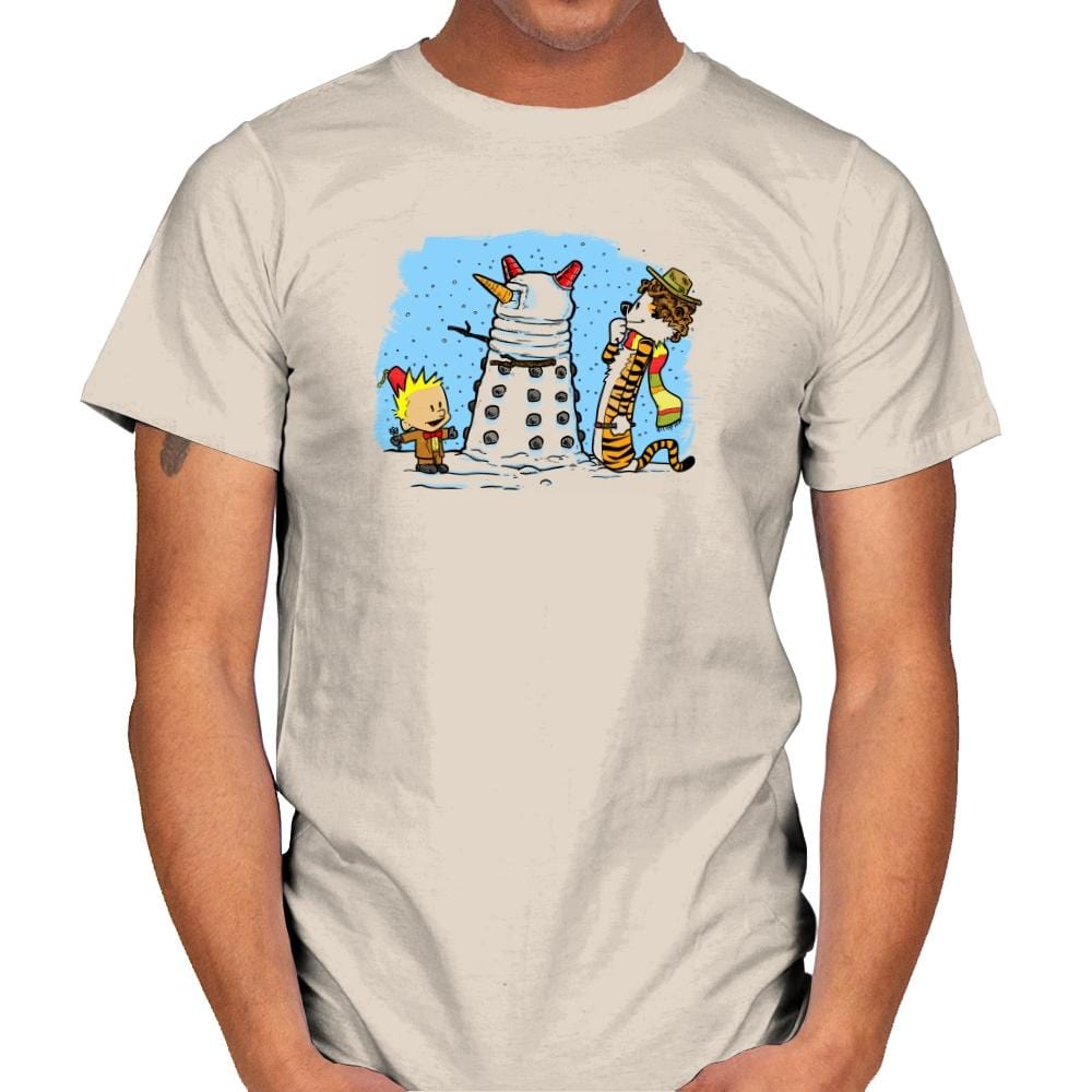 The Snow Dalek Exclusive - Mens T-Shirts RIPT Apparel Small / Natural