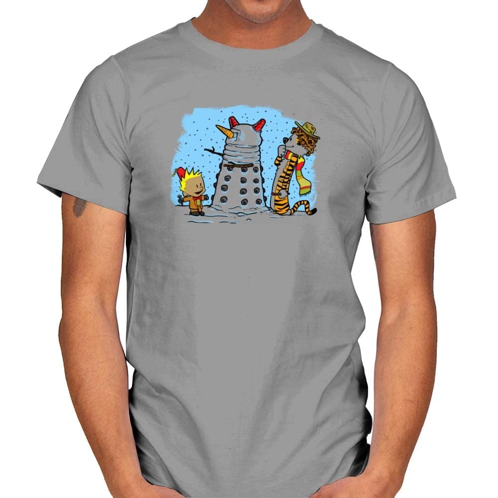 The Snow Dalek Exclusive - Mens T-Shirts RIPT Apparel Small / Sport Grey
