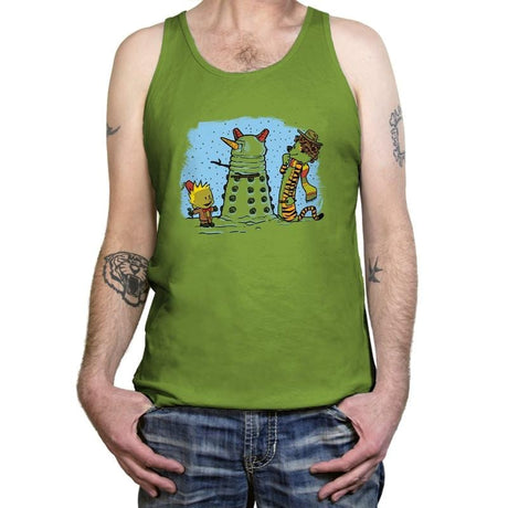 The Snow Dalek Exclusive - Tanktop Tanktop RIPT Apparel X-Small / Leaf