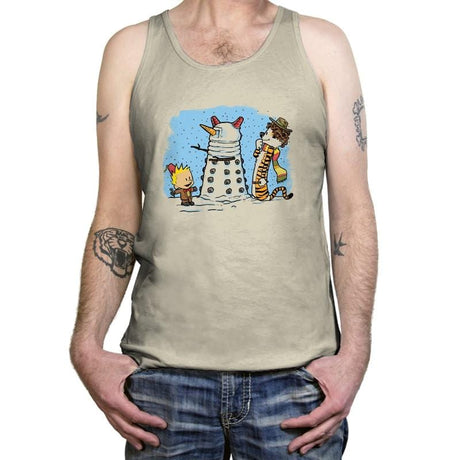 The Snow Dalek Exclusive - Tanktop Tanktop RIPT Apparel X-Small / Oatmeal Triblend