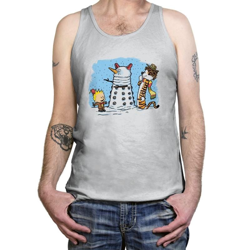 The Snow Dalek Exclusive - Tanktop Tanktop RIPT Apparel X-Small / Silver