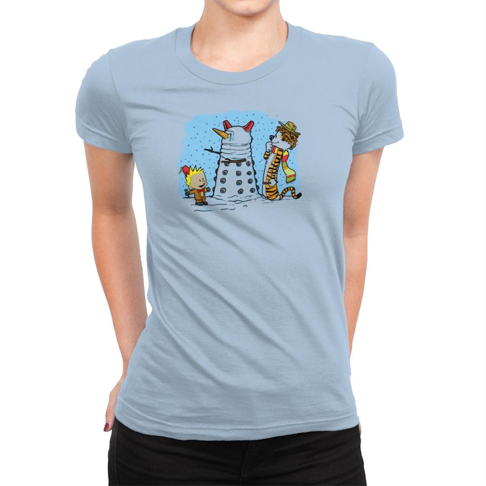 The Snow Dalek Exclusive - Womens Premium T-Shirts RIPT Apparel Small / Cancun