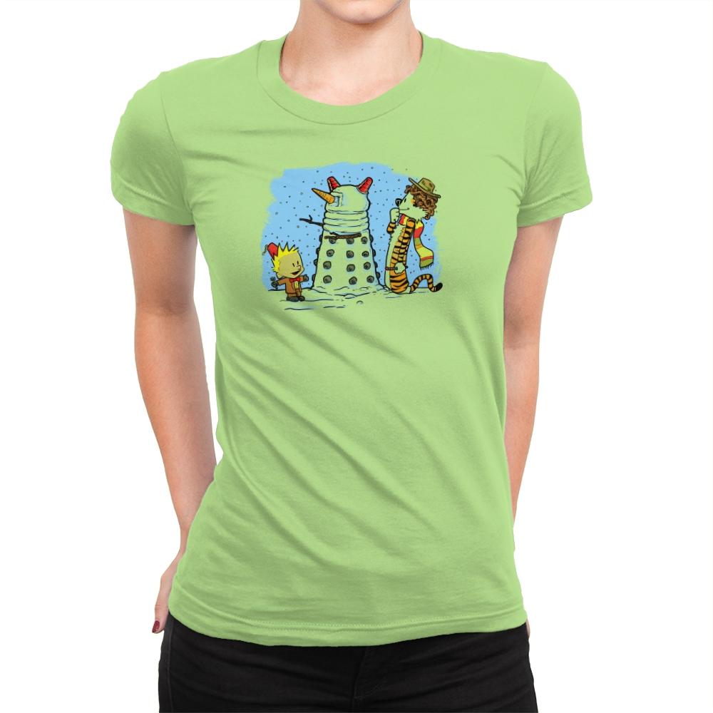The Snow Dalek Exclusive - Womens Premium T-Shirts RIPT Apparel Small / Mint
